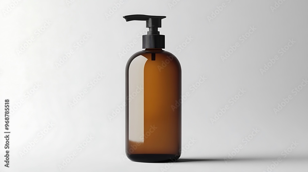 white bottle with label