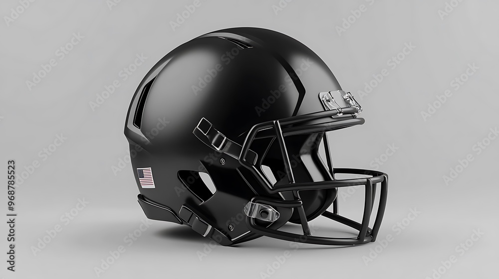 Fototapeta premium football helmet isolated on white