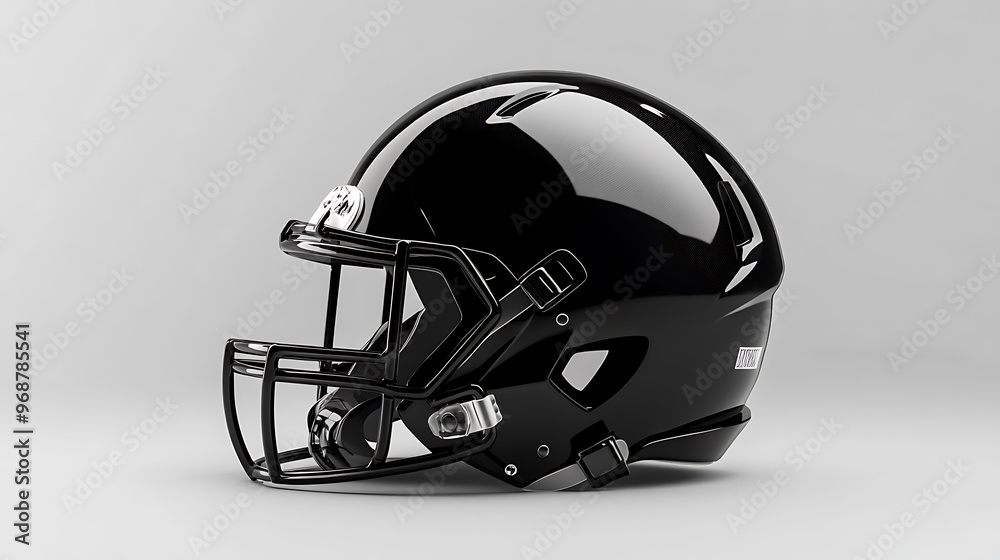 Fototapeta premium football helmet isolated on white