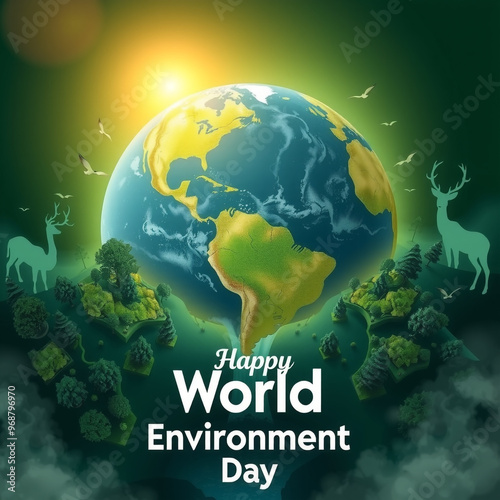 Artistic globe illustration...