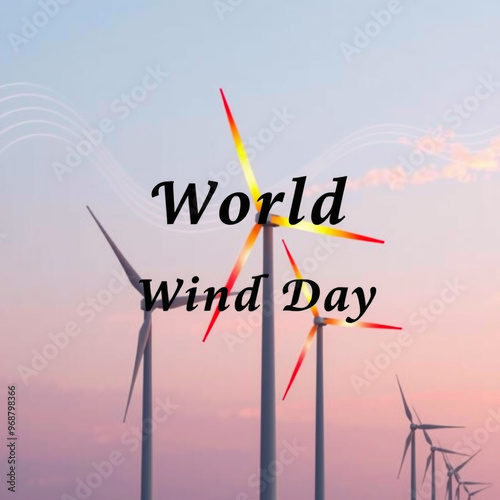 An evocative image of wind ...