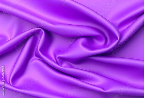 Smooth flowing purple satin fabric with soft wavy. flowing purple satin with soft folds and highlights.