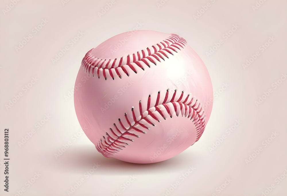 A baseball with red stitching and white stripes and with backgrounds A baseball with red stitching and white stripes and with backgrounds