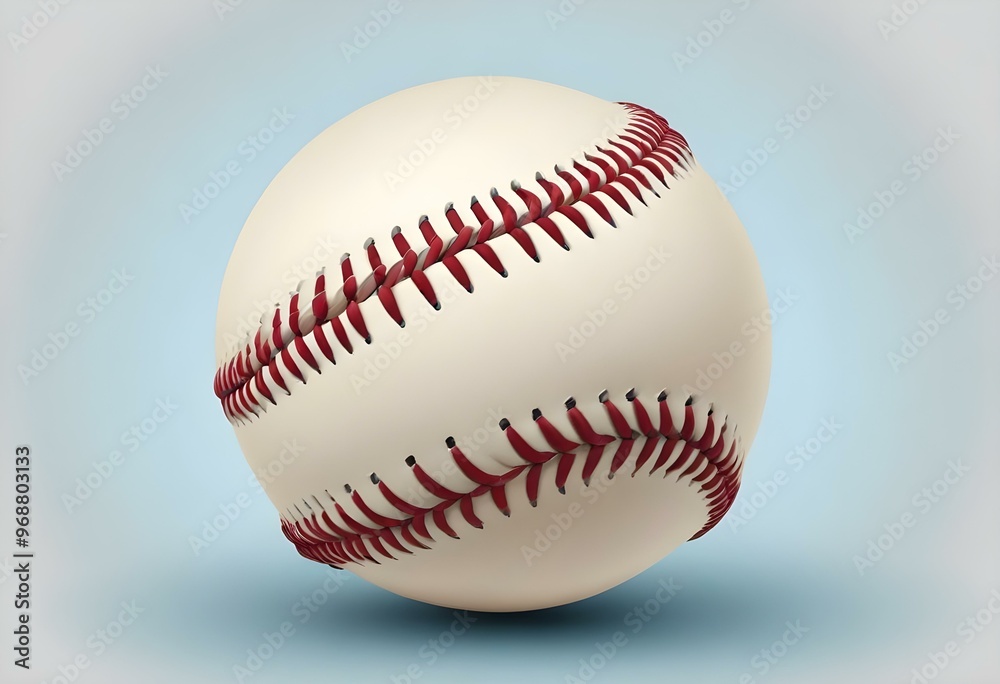 A baseball with red stitching and white stripes and with backgrounds A baseball with red stitching and white stripes and with backgrounds
