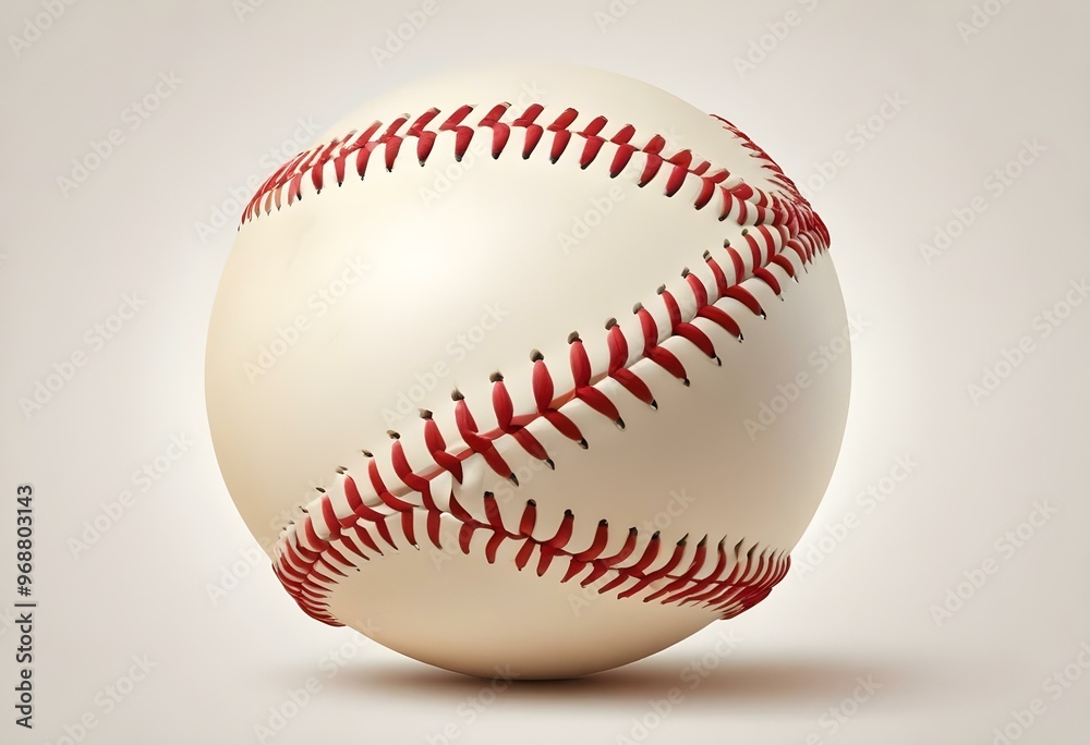 A baseball with red stitching and white stripes and with backgrounds A baseball with red stitching and white stripes and with backgrounds