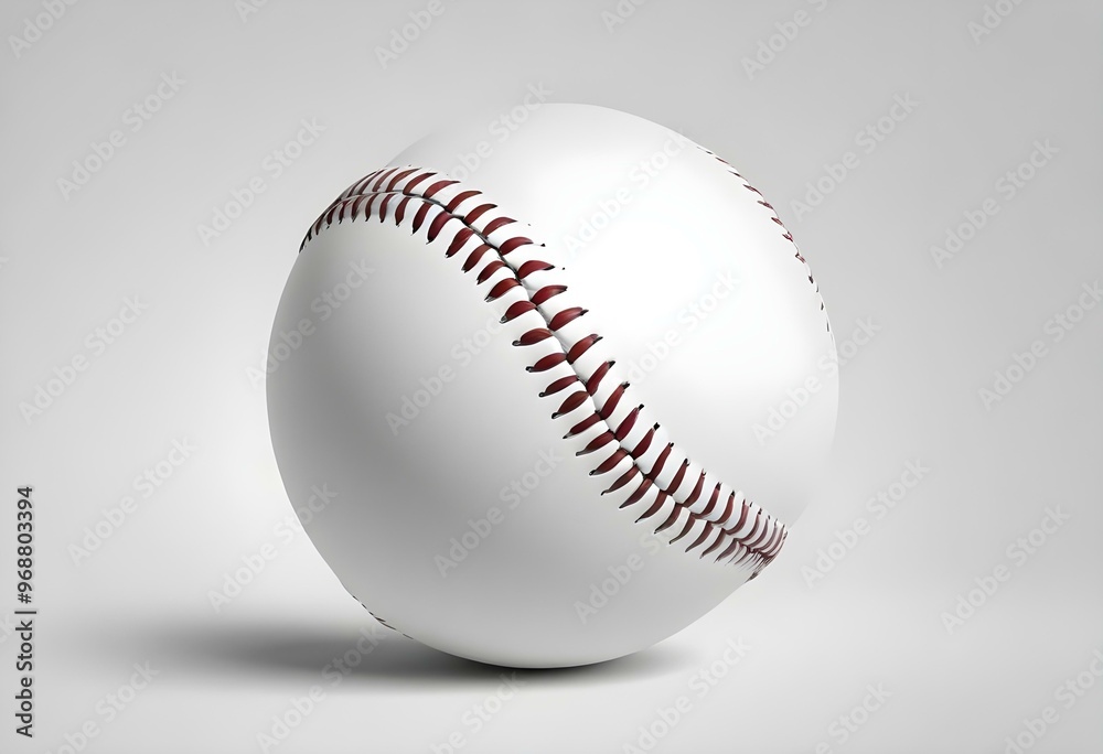 A baseball with red stitching and white stripes and with backgrounds A baseball with red stitching and white stripes and with backgrounds
