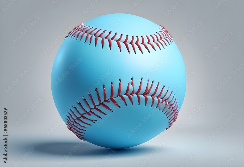 A baseball with red stitching and white stripes and with backgrounds A baseball with red stitching and white stripes and with backgrounds