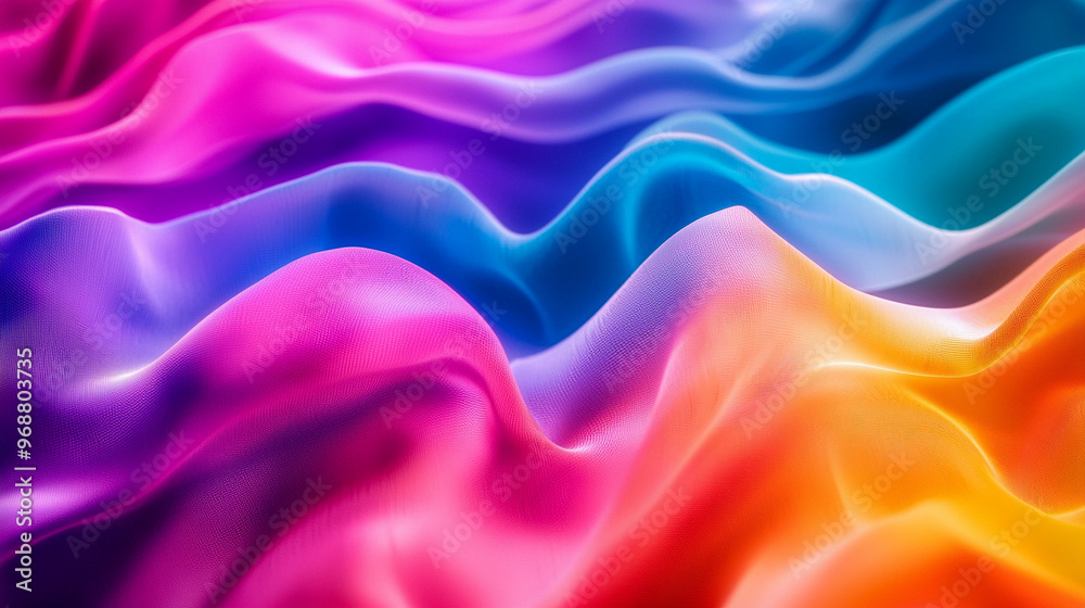 Obraz premium Abstract color wave on background, abstract colorful background