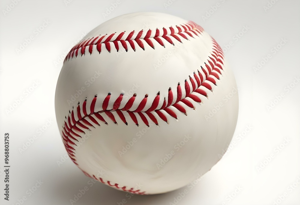 A baseball with red stitching and white stripes and with backgrounds A baseball with red stitching and white stripes and with backgrounds
