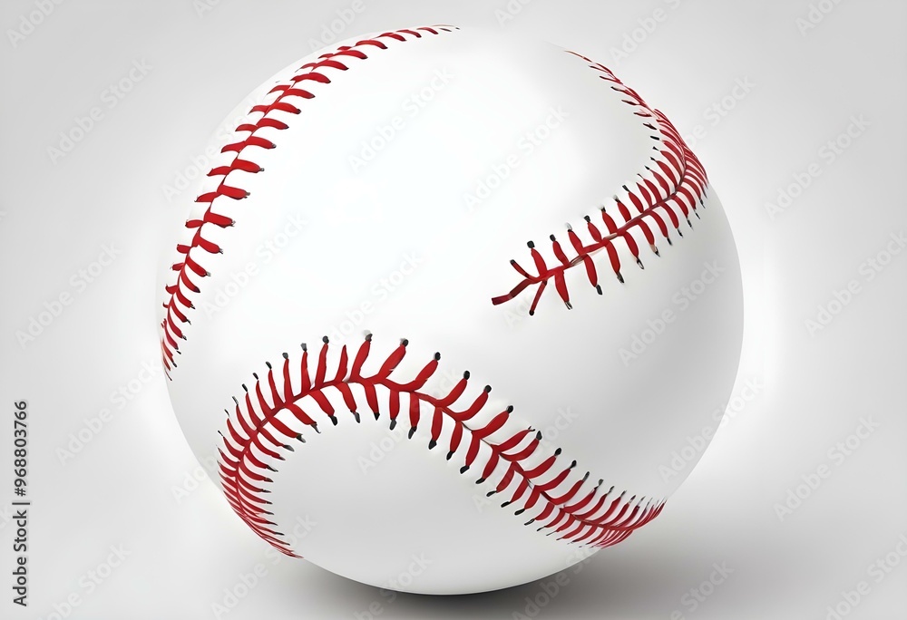 A baseball with red stitching and white stripes and with backgrounds A baseball with red stitching and white stripes and with backgrounds