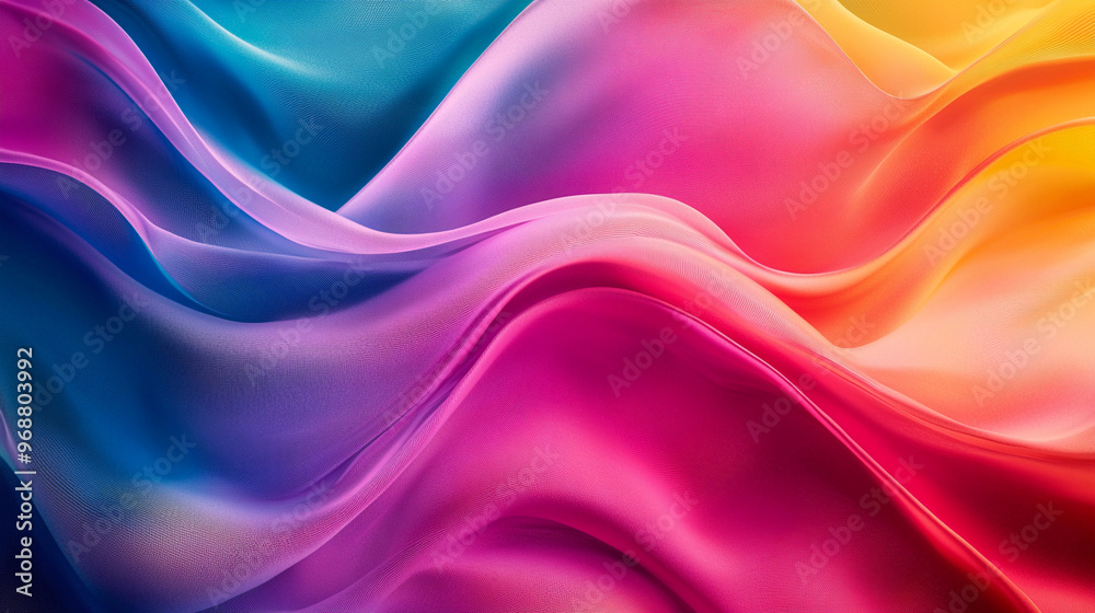 Obraz premium Abstract color wave on background, abstract colorful background