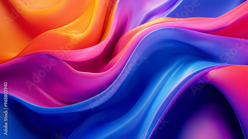 Abstract color wave on background, abstract colorful background