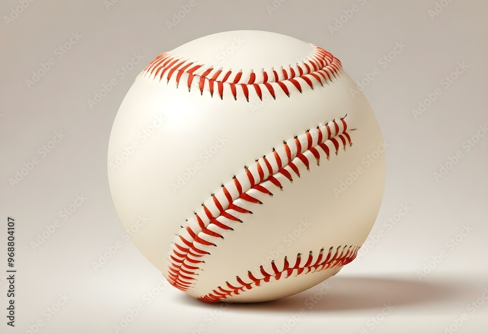 A baseball with red stitching and white stripes and with backgrounds A baseball with red stitching and white stripes and with backgrounds