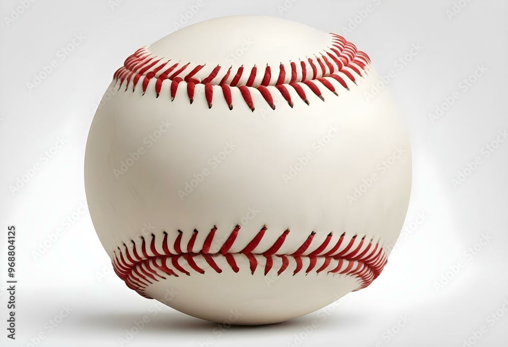 A baseball with red stitching and white stripes and with backgrounds A baseball with red stitching and white stripes and with backgrounds
