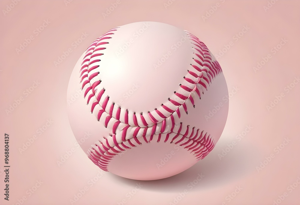 A baseball with red stitching and white stripes and with backgrounds A baseball with red stitching and white stripes and with backgrounds