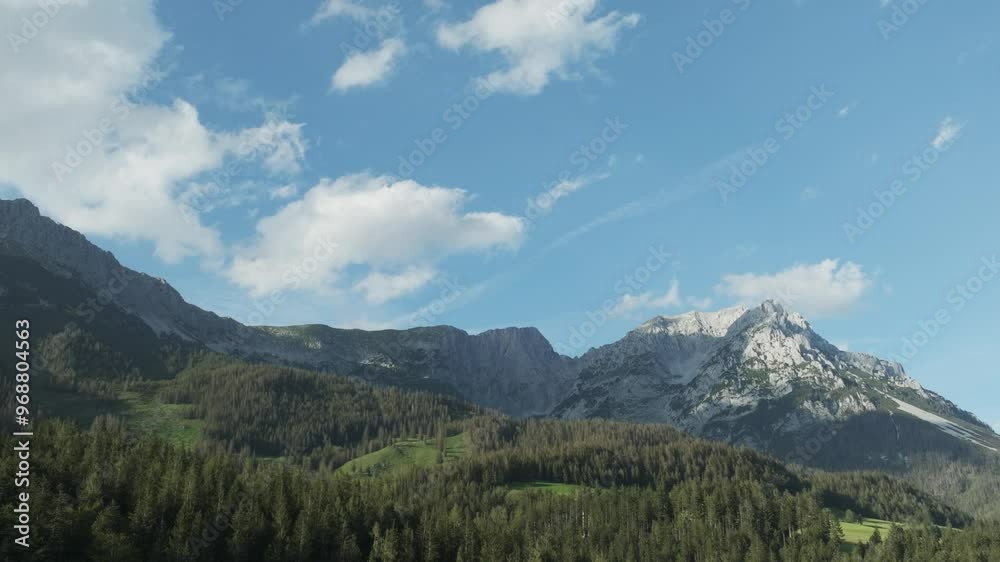 Aerial views of the Wilder Kaiser Mountains in the Eastern Alps. Tyrol, Austria Aerial views of the Wilder Kaiser Mountains in the Eastern Alps. Tyrol, Austria