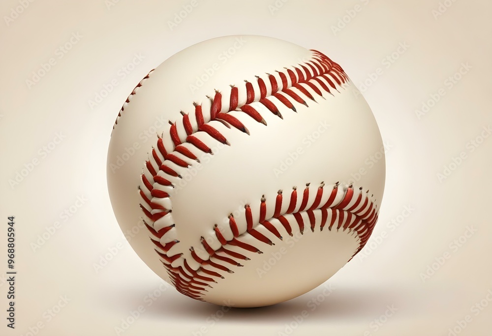 A baseball with red stitching and white stripes and with backgrounds A baseball with red stitching and white stripes and with backgrounds