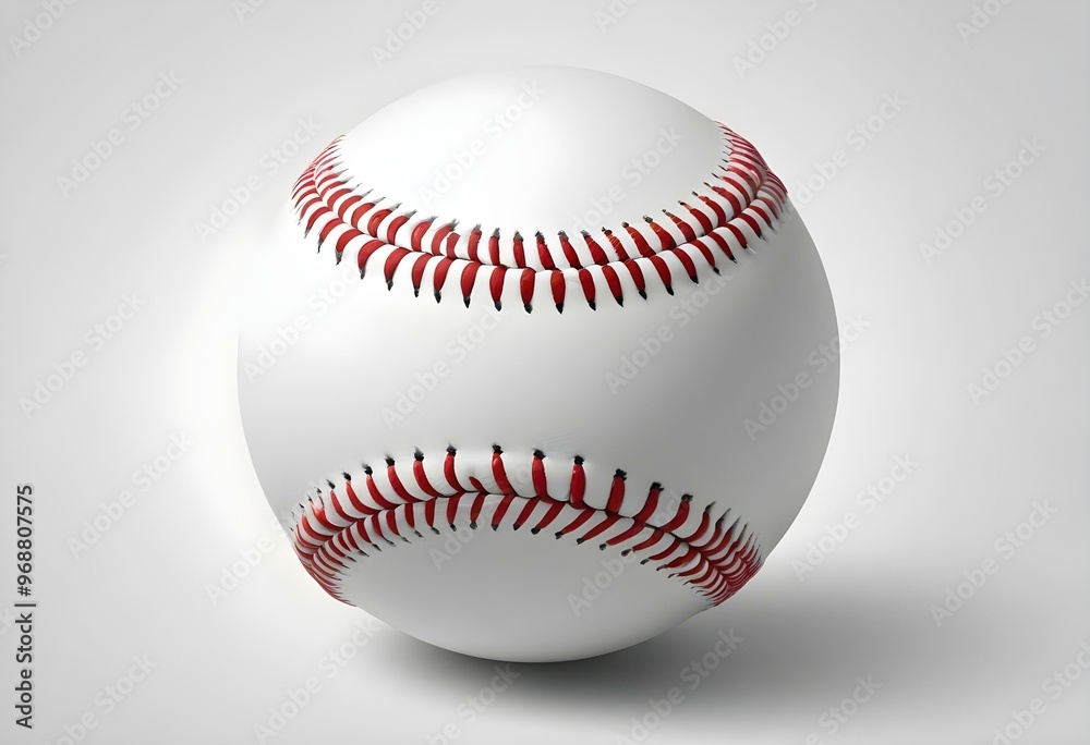 A baseball with red stitching and white stripes and with backgrounds A baseball with red stitching and white stripes and with backgrounds