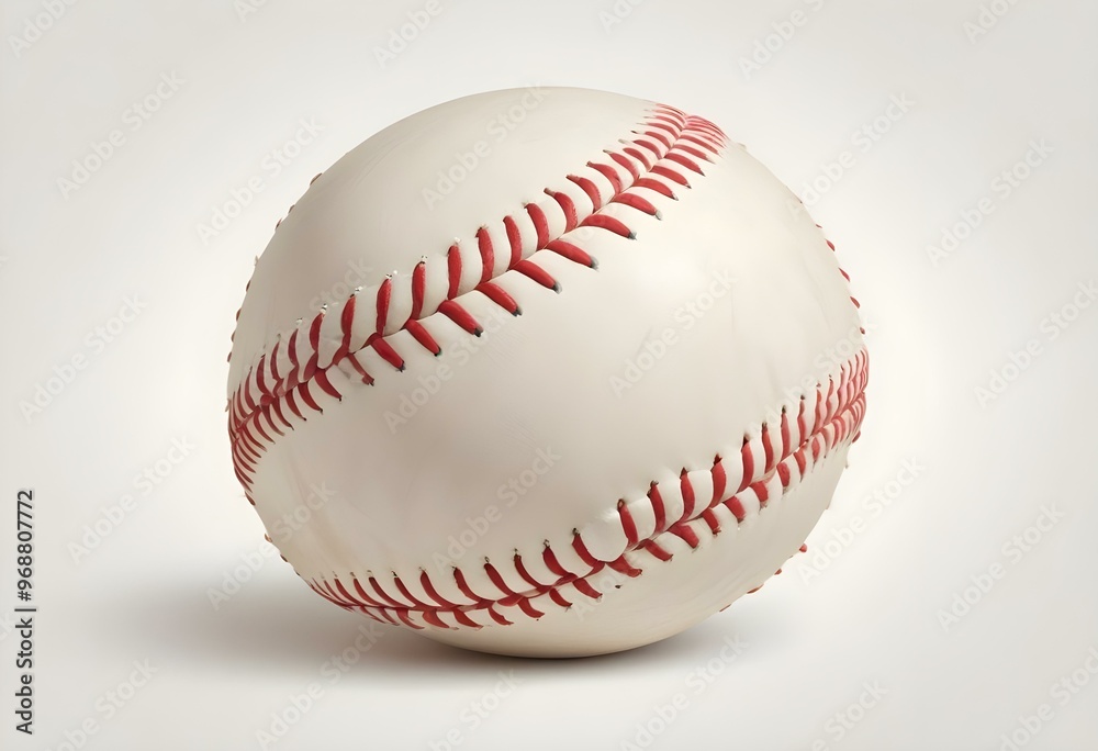 A baseball with red stitching and white stripes and with backgrounds A baseball with red stitching and white stripes and with backgrounds