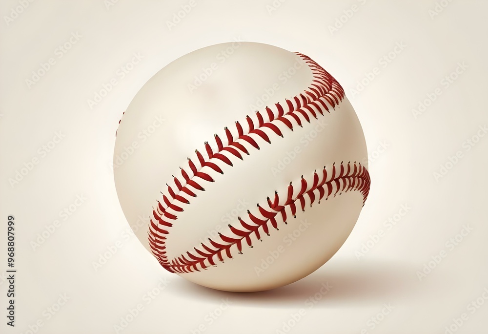 A baseball with red stitching and white stripes and with backgrounds A baseball with red stitching and white stripes and with backgrounds