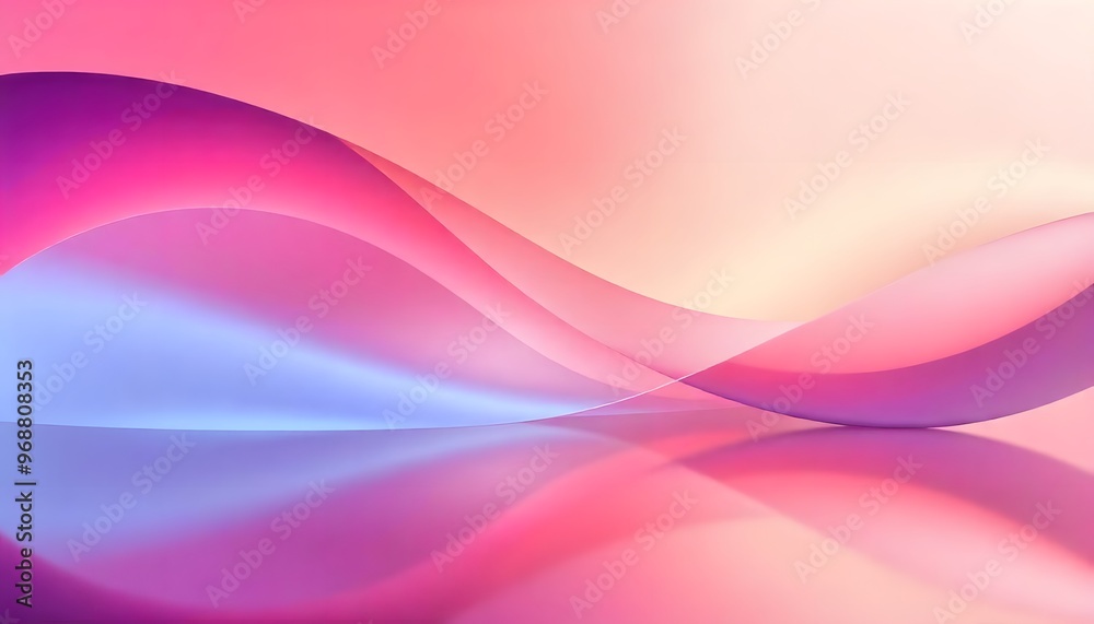 Colorful pink purple gradient abstract background with soft curves. swirling, iridescent liquid with hues of pink and Colorful pink purple gradient abstract background with soft curves. swirling, iridescent liquid with hues of pink and