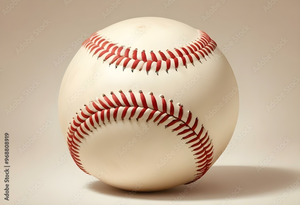 A baseball with red stitching and white stripes and with backgrounds A baseball with red stitching and white stripes and with backgrounds