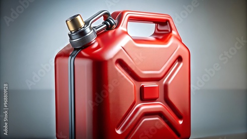 red gasoline canister close up photo