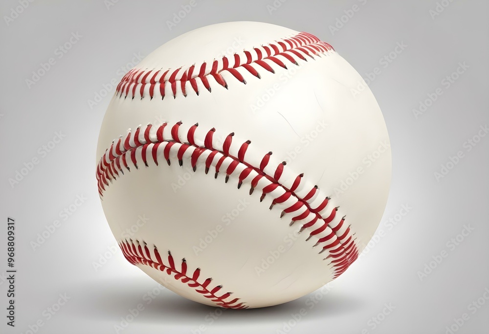 A baseball with red stitching and white stripes and with backgrounds A baseball with red stitching and white stripes and with backgrounds