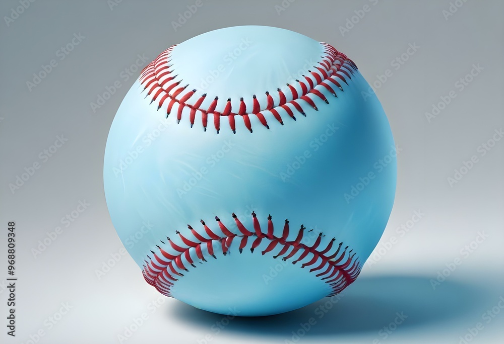 A baseball with red stitching and white stripes and with backgrounds A baseball with red stitching and white stripes and with backgrounds