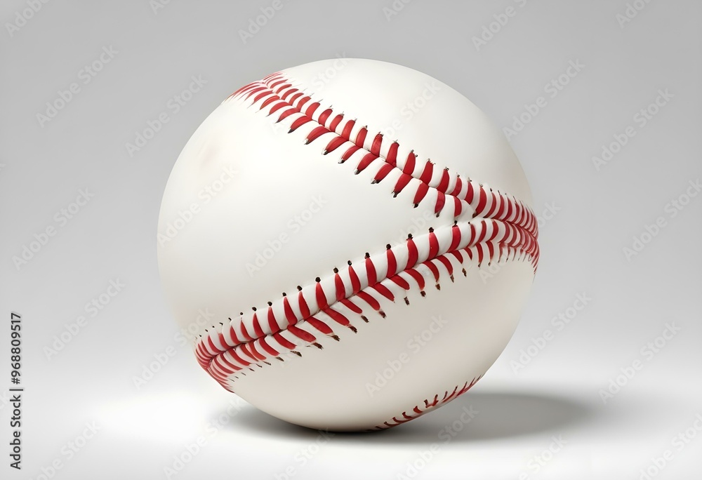 A baseball with red stitching and white stripes and with backgrounds A baseball with red stitching and white stripes and with backgrounds