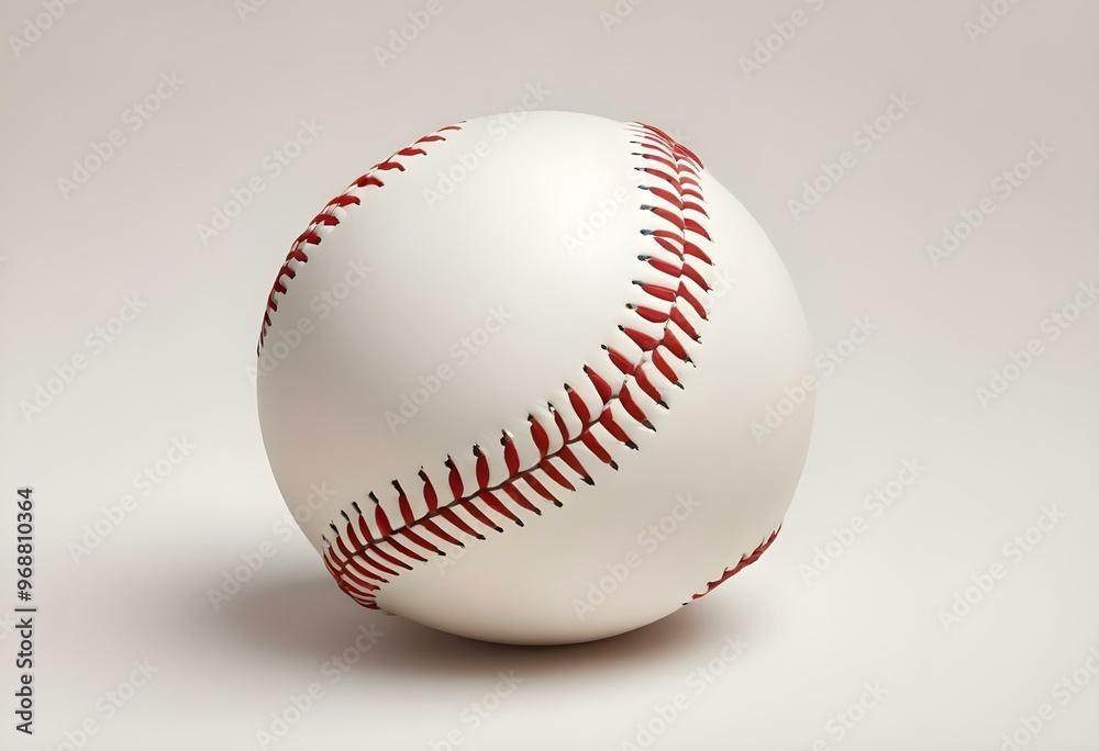A baseball with red stitching and white stripes and with backgrounds A baseball with red stitching and white stripes and with backgrounds