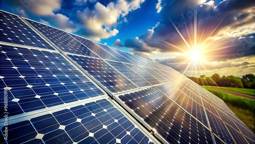 solar panel close up AI