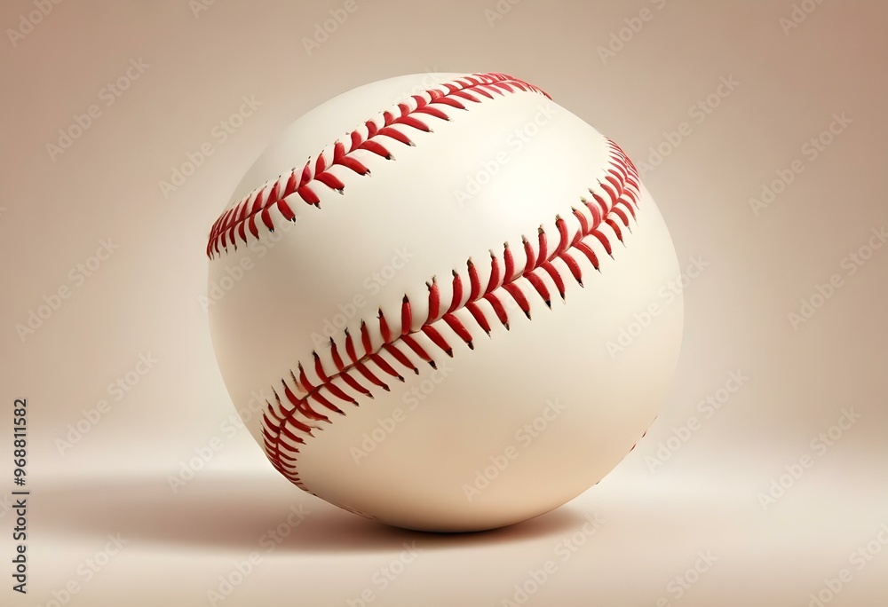 A baseball with red stitching and white stripes and with backgrounds A baseball with red stitching and white stripes and with backgrounds