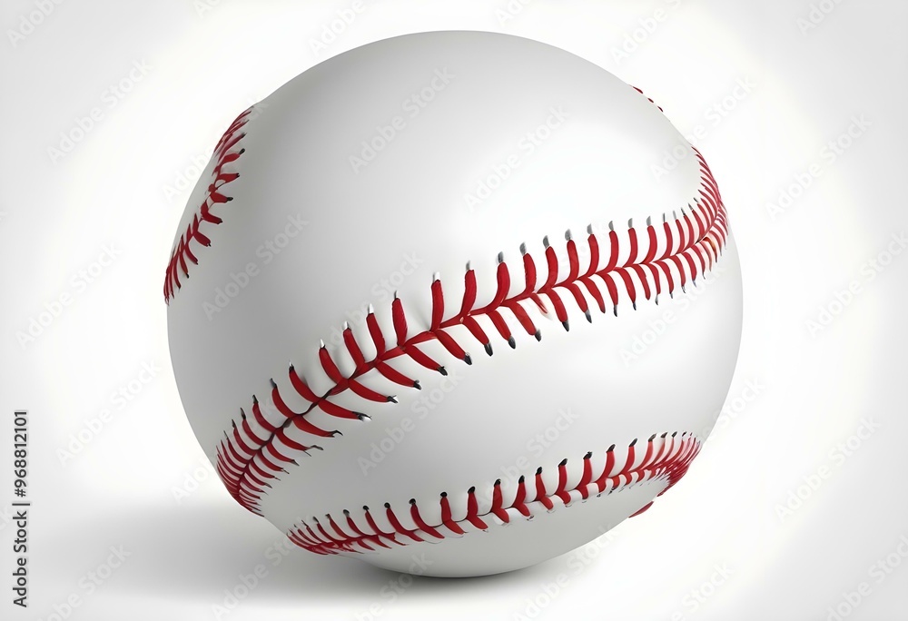 A baseball with red stitching and white stripes and with backgrounds A baseball with red stitching and white stripes and with backgrounds