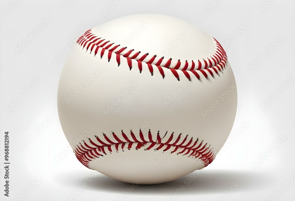 A baseball with red stitching and white stripes and with backgrounds A baseball with red stitching and white stripes and with backgrounds