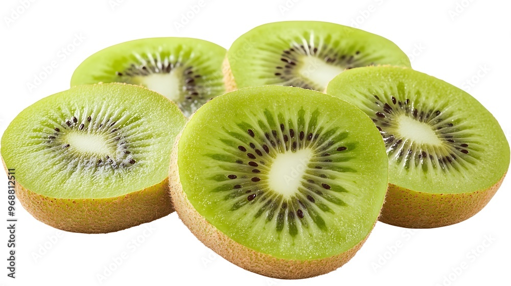 Fototapeta premium kiwi fruit isolated on white