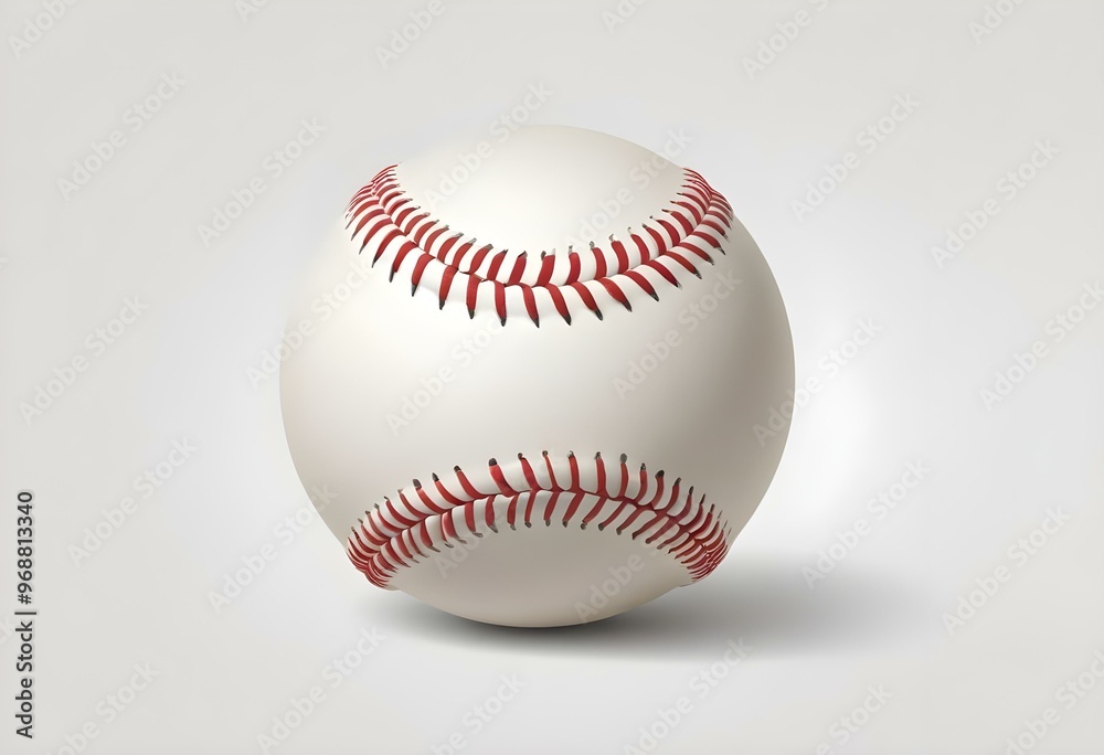 A baseball with red stitching and white stripes and with backgrounds A baseball with red stitching and white stripes and with backgrounds