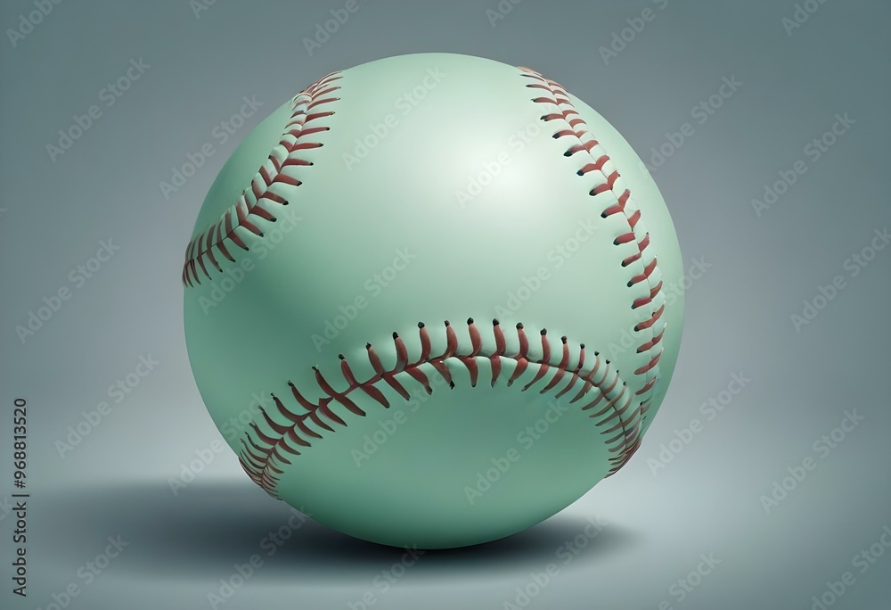 A baseball with red stitching and white stripes and with backgrounds A baseball with red stitching and white stripes and with backgrounds