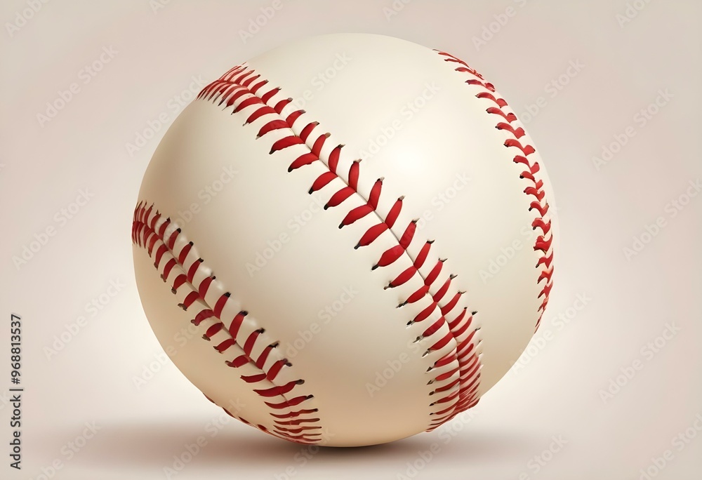 A baseball with red stitching and white stripes and with backgrounds A baseball with red stitching and white stripes and with backgrounds