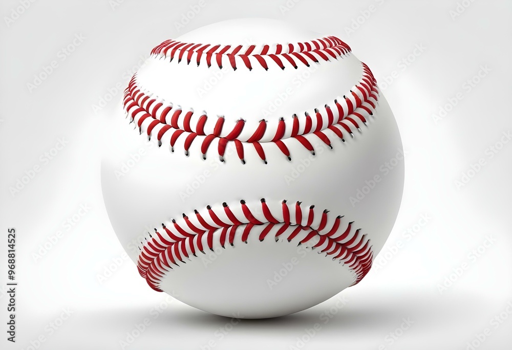 A baseball with red stitching and white stripes and with backgrounds A baseball with red stitching and white stripes and with backgrounds