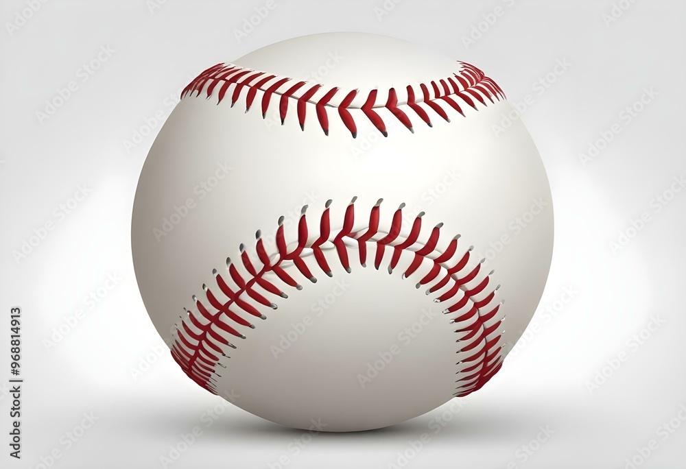 A baseball with red stitching and white stripes and with backgrounds A baseball with red stitching and white stripes and with backgrounds