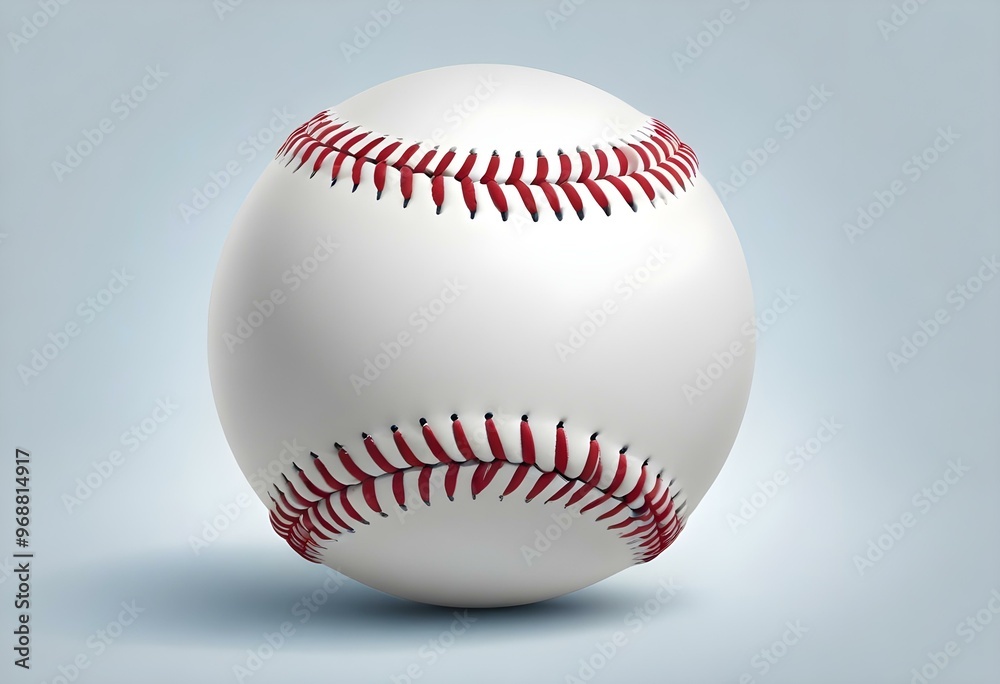 A baseball with red stitching and white stripes and with backgrounds A baseball with red stitching and white stripes and with backgrounds