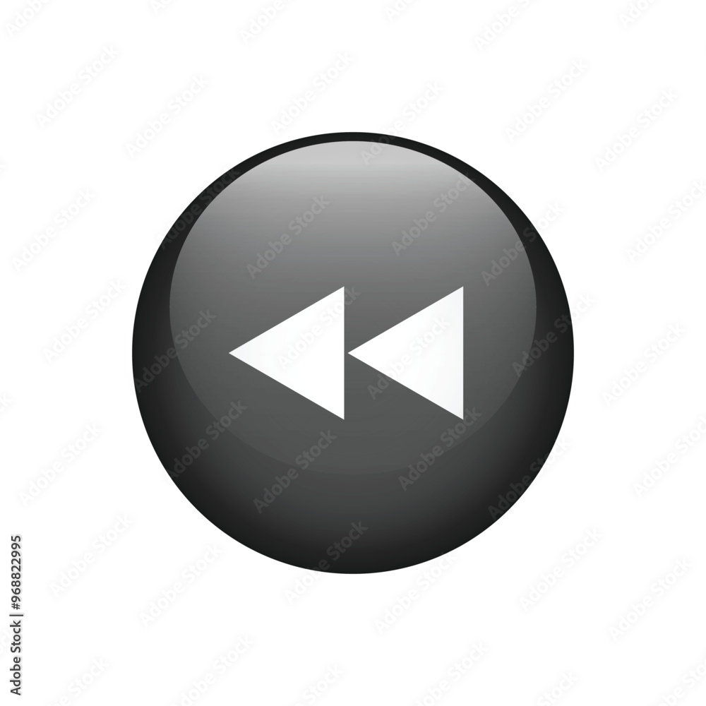 Vector forward button icon on white Background. Vector forward button icon on white Background.