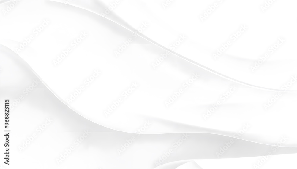 White abstract background with soft Smooth, white fabric with gentle waves and folds. White abstract background with soft Smooth, white fabric with gentle waves and folds.