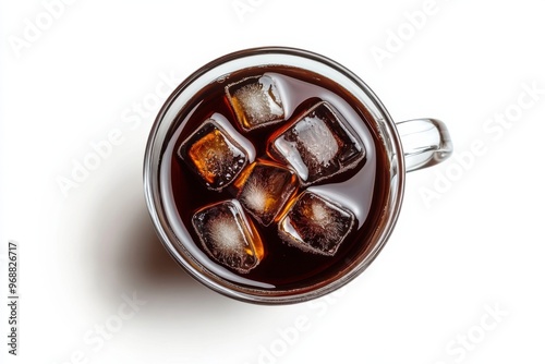 Morning Jolt: Cold Brew Coffee Closeup photo