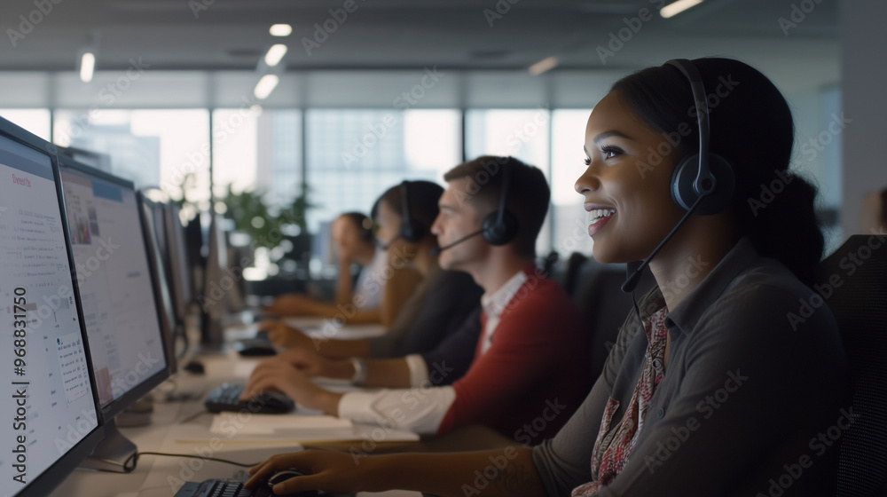 Call Center Agent Providing Multilingual Support. Call Center Agent Providing Multilingual Support.
