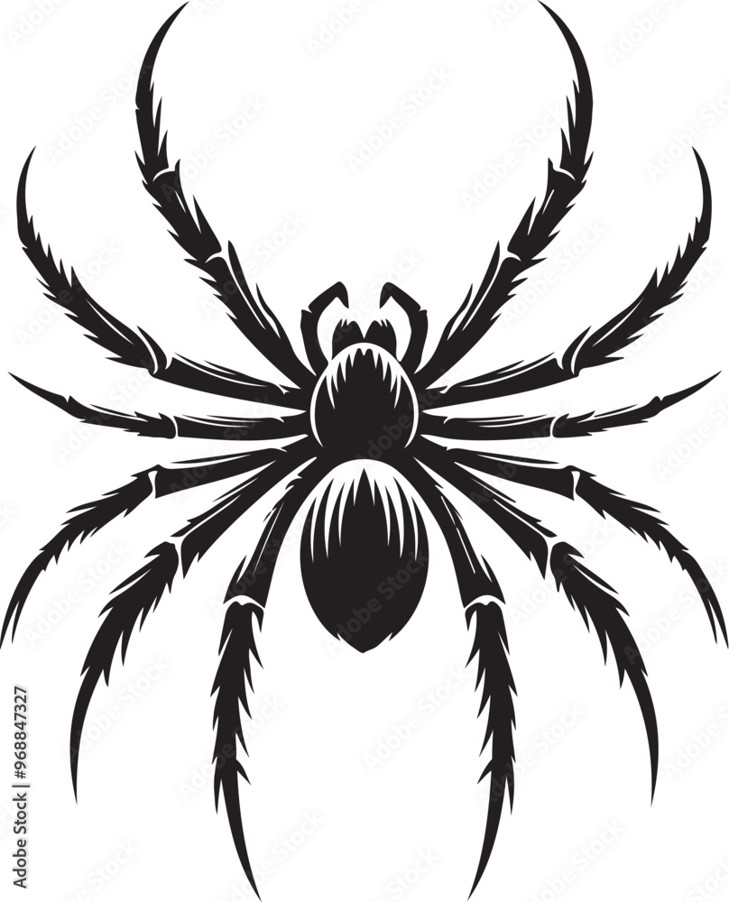 spider clipart vector design,awesome spider svg,high resolution printable spider artwork