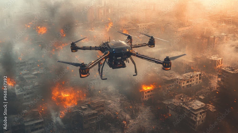 AI-Enhanced Autonomous Search and Rescue Drones: AI-powered drones searching for survivors in disaster-stricken areas. AI-Enhanced Autonomous Search and Rescue Drones: AI-powered drones searching for survivors in disaster-stricken areas.