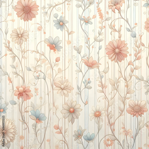 Wallpaper Mural Texture background image, leaf pattern, vertical straight line style Torontodigital.ca