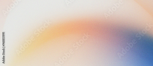 Yellow Orange Blue Gradient Abstract Background with Noise Grainy Texture. For poster, banner, flyer and presentation.